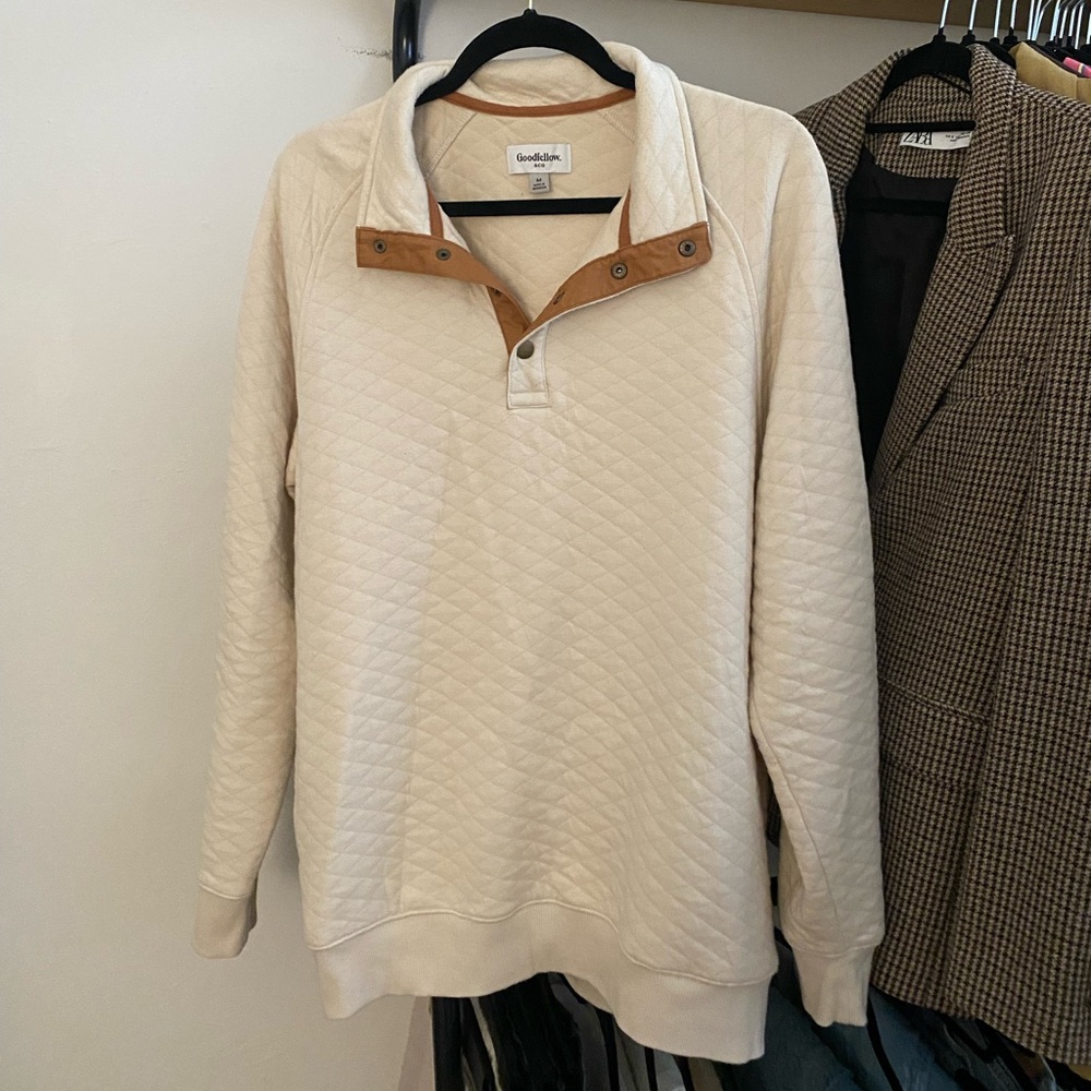 Men’s quilted sweater